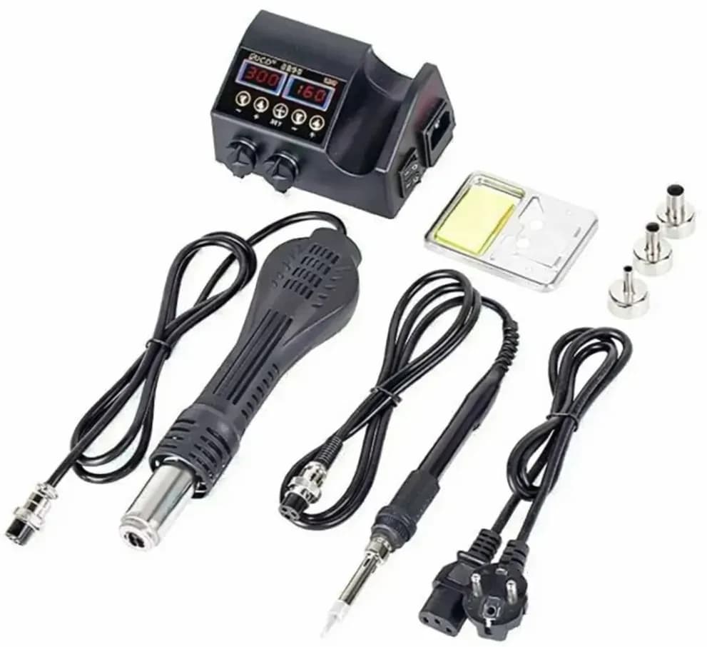 Паяльна станція Micro JCD 8898 80Вт з термофеном ∙ Цифровий паяльний набір Micro JCD 8898 - зображення 1