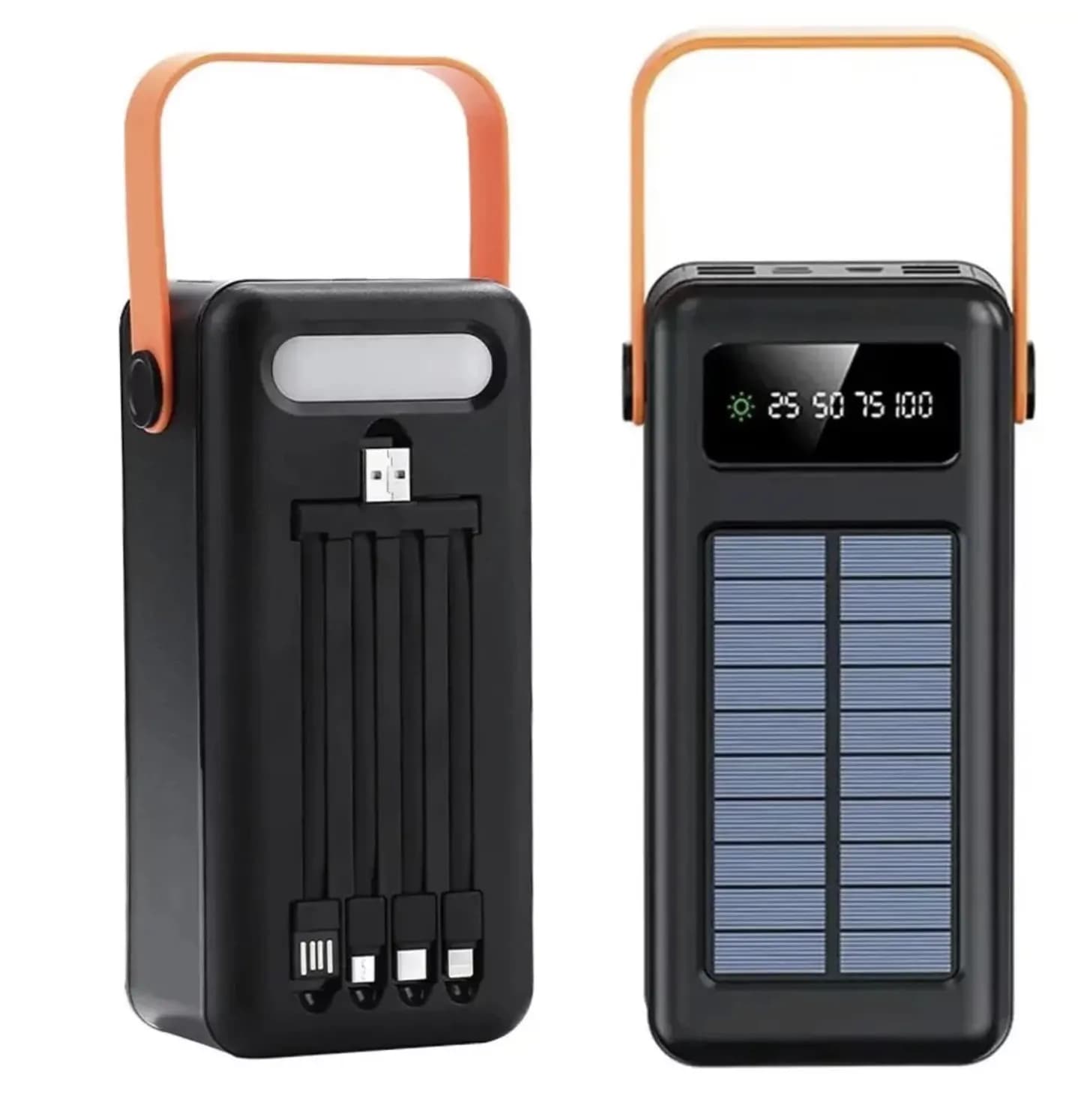 Power Bank SOLAR YM-636CX 80000 mAh з ліхтариком ∙ Портативний акумулятор YM-636C на сонячній батареї - зображення 1