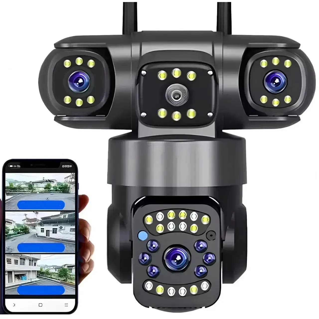 Вулична поворотна камера 4G Smart Camera SO-14 • Камера відеоспостереження з SIM-карткою для дому, дачі та бізнесу