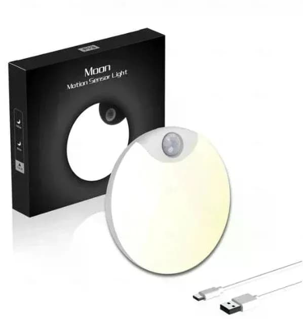 Круглий акумуляторний LED-світильник AND HA-183 з датчиком руху