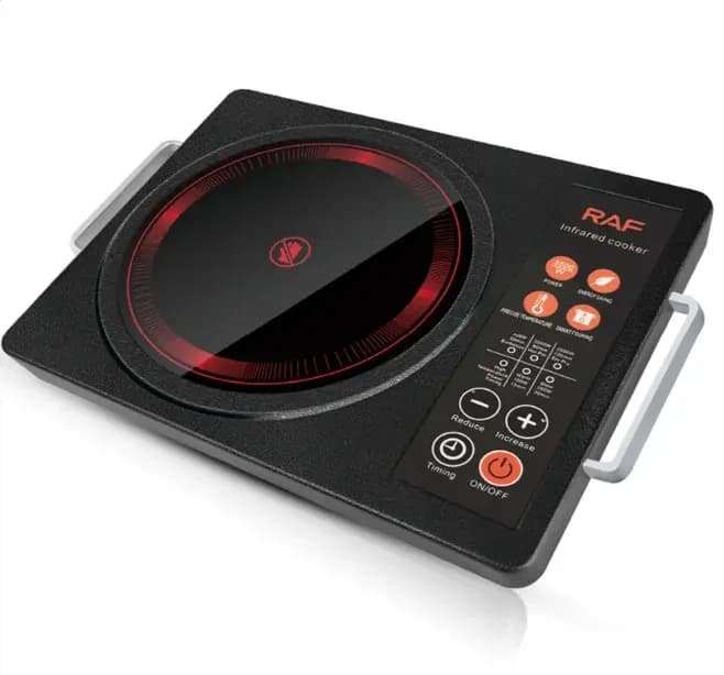 Інфрачервона настільна плита RAF R.8046 3500 Вт • Електроплитка Infrared Cooker з однією конфоркою для дому, дачі та кухні - зображення 1