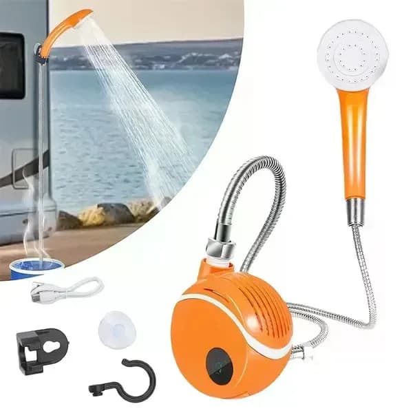 Акумуляторний душ для кемпінгу Portable Outdoor Shower 2000 мАг з насосом - зображення 1