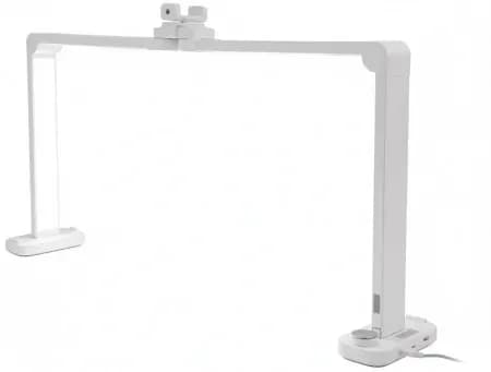 Професійна настільна LED-лампа F-800E 40W біла • Прямокутна лампа для манікюру, робочого столу, салону краси та косметолога 3500Lm