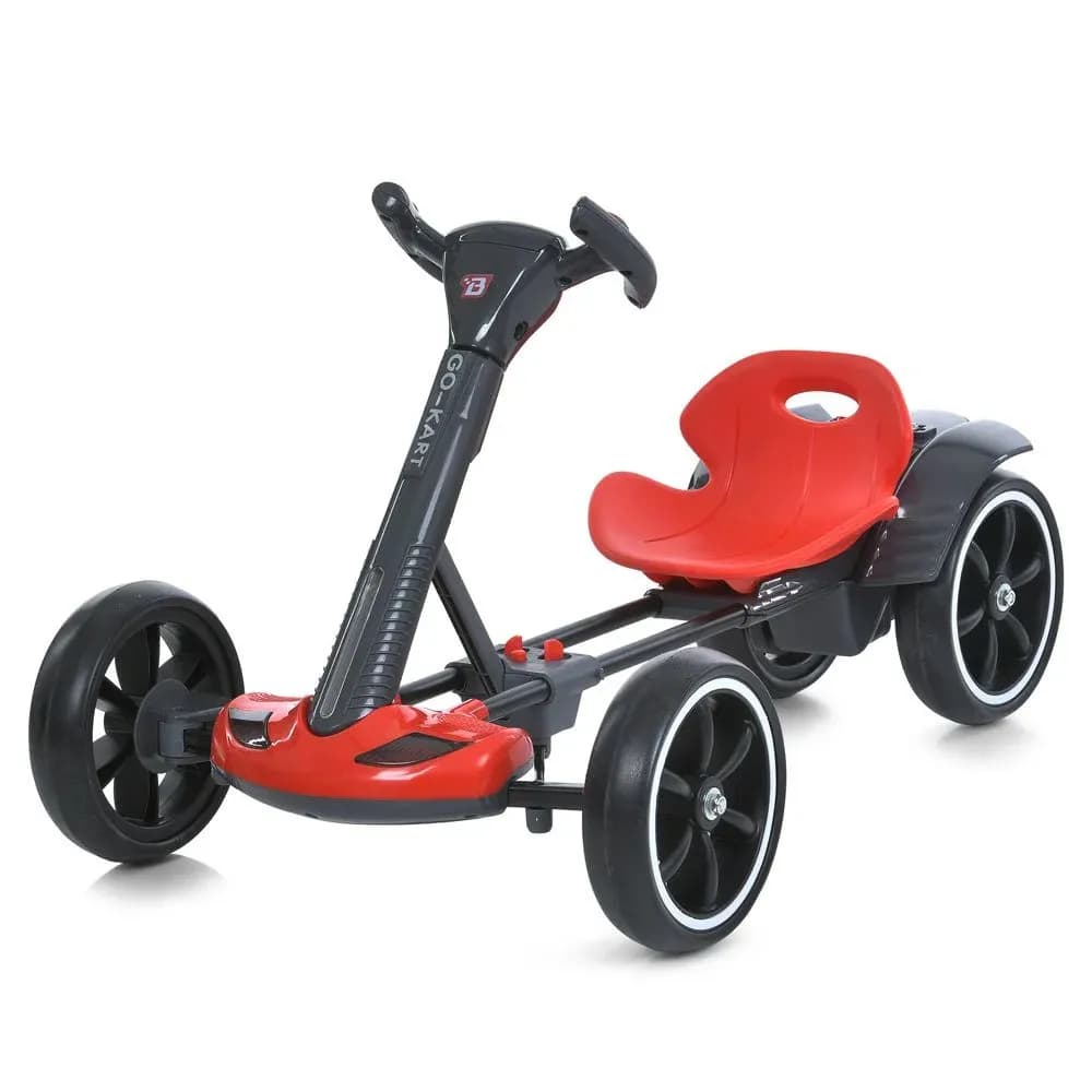 Дитячий електромобіль GO KART F1 з пультом і Bluetooth 390 Вт червоний - зображення 1