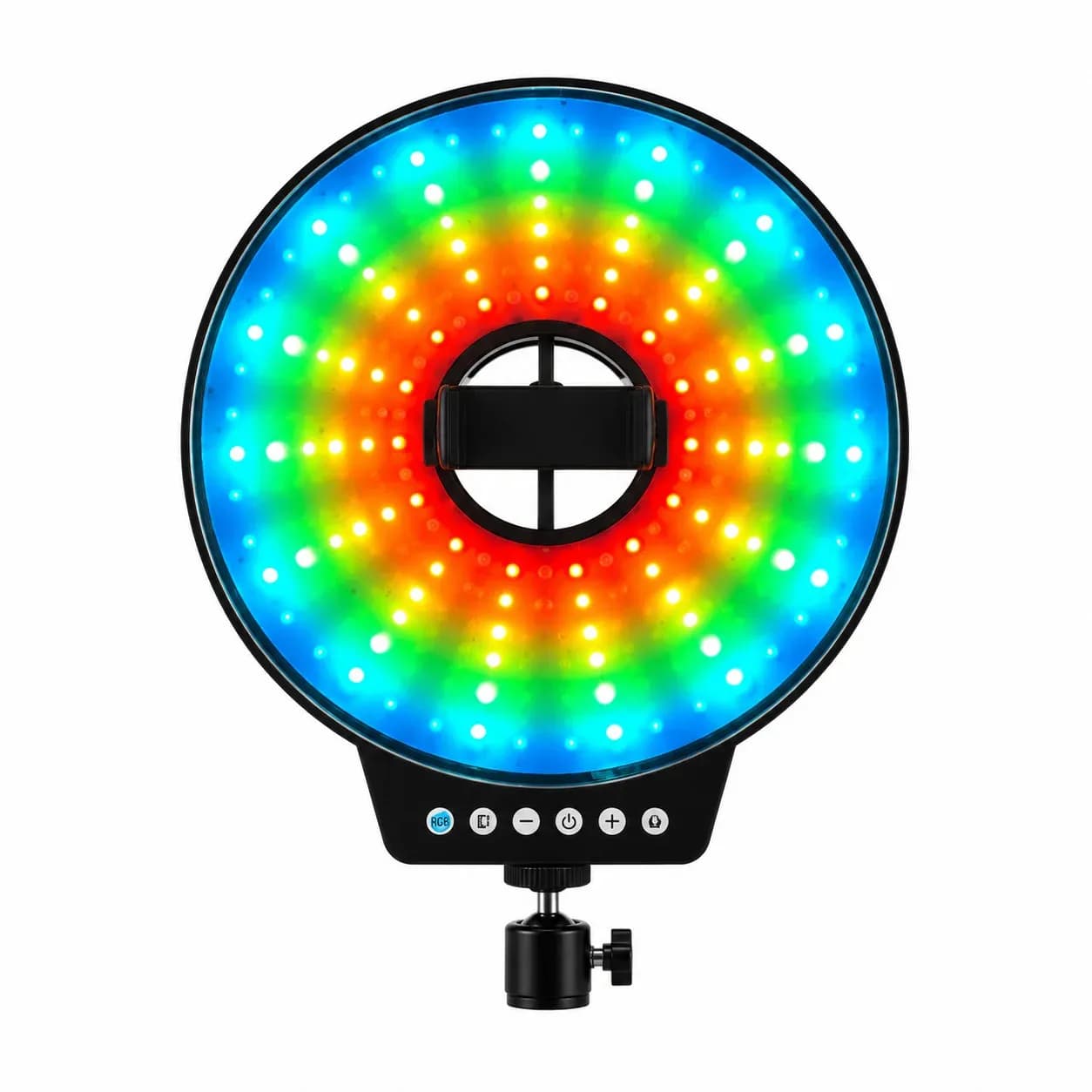 Світлодіодна LED лампа MJ-321 кільцева RGB 35 см з USB підключенням