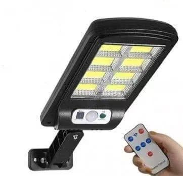 Вуличний настінний світильник Bailong Solar BL-T06-6COB на сонячній батареї з датчиком руху - зображення 1