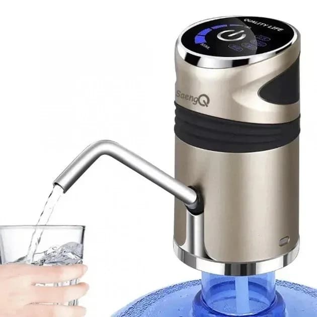 Електрична помпа для води Water Dispenser XL-129 срібляста USB