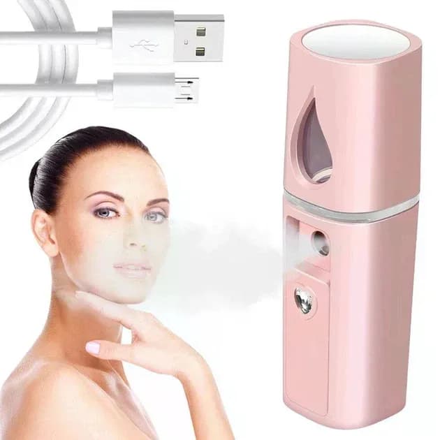 Портативний зволожувач для обличчя Nano Mist Soraver AND MSK-3445 рожевий - зображення 1