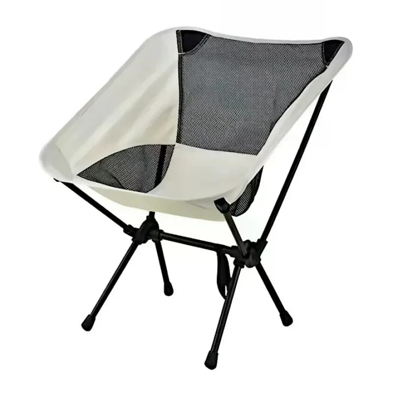 Розкладний компактний стілець KingCamp 56×60.5×65.5 см білий