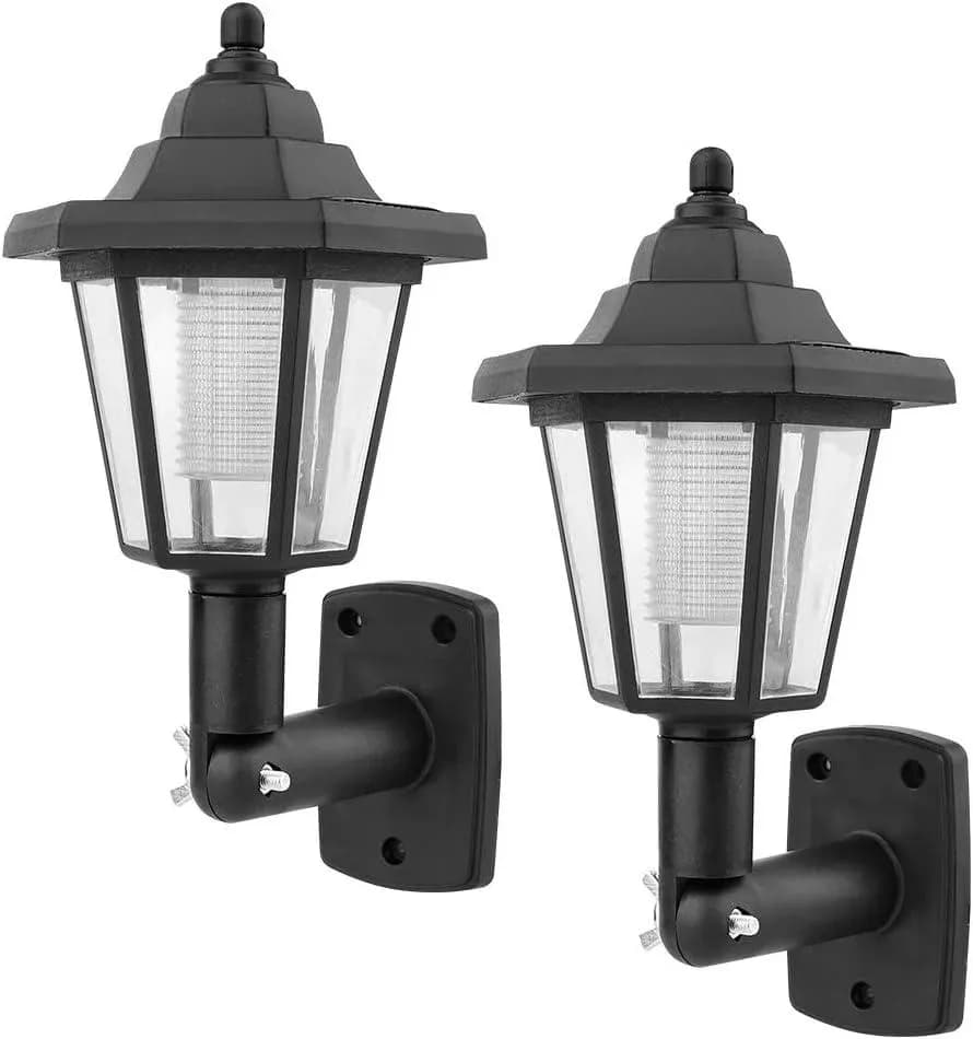 Вуличний настінний LED-світильник 26X-94 вологозахищений 2 шт чорний - зображення 1