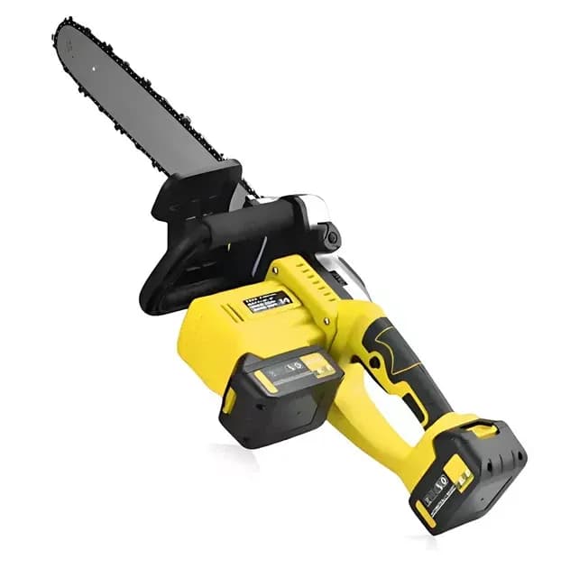 Акумуляторна ланцюгова пила Electric SAW 16" з 2 акумуляторами жовта