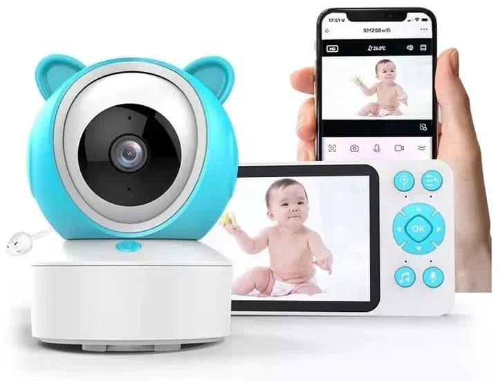 Відеоняня C8 Wi-Fi з монітором 5″ - зображення 1
