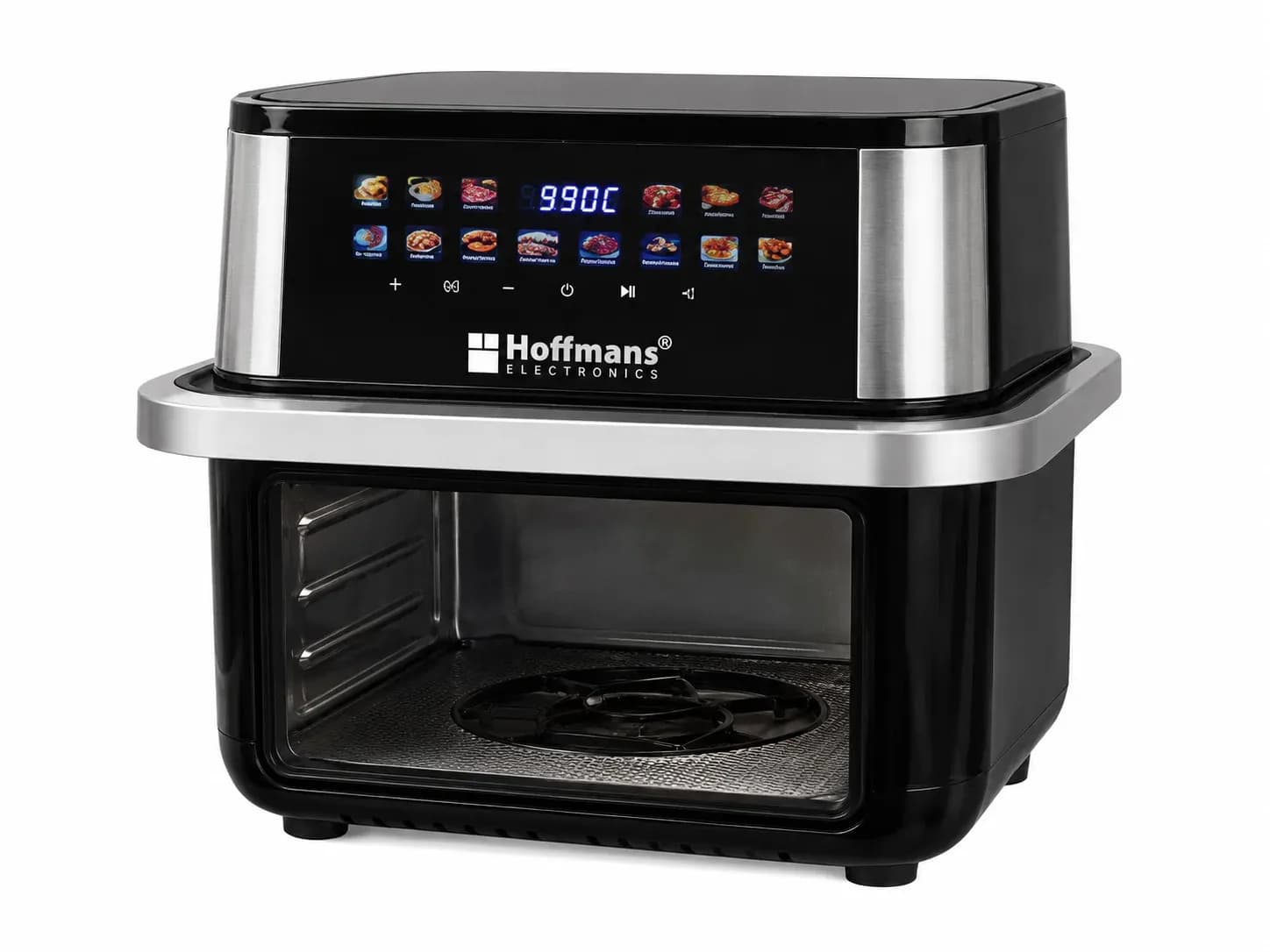 Аерофритюрниця Hoffmans HM-792 15 л • Мультипіч-аерогриль Hoffmans 2400 Вт із двома ТЕНами та сенсорним керуванням - зображення 1