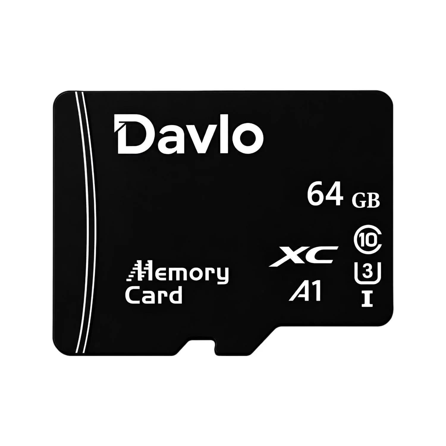 Карта пам’яті microSD 64 ГБ • Флеш-карта Memory Card 64 GB для смартфона, камери, відеореєстратора та планшета - зображення 1