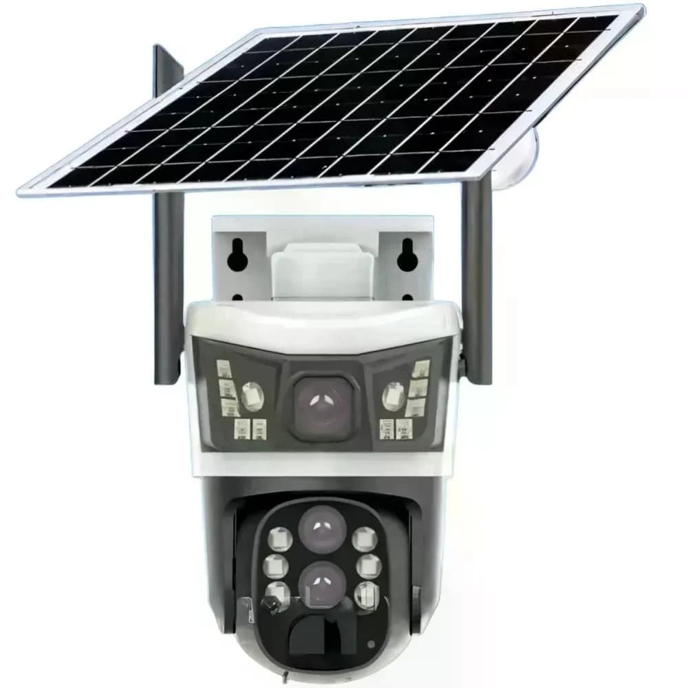 4G-камера V39 360° • Вулична IP-камера IPC-V380-P10-4G із SIM-картою, сонячною панеллю та віддаленим доступом
