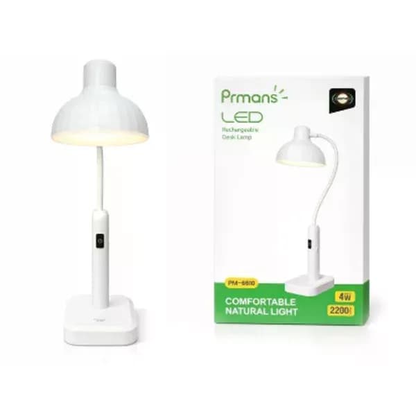 Настільна LED-лампа PM-6612 4 Вт біла - зображення 1