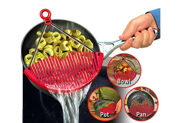 Універсальний друшлаг - накладка для зливу води BETTER STRAINER Друшляк | сито | ситечко - зображення 1