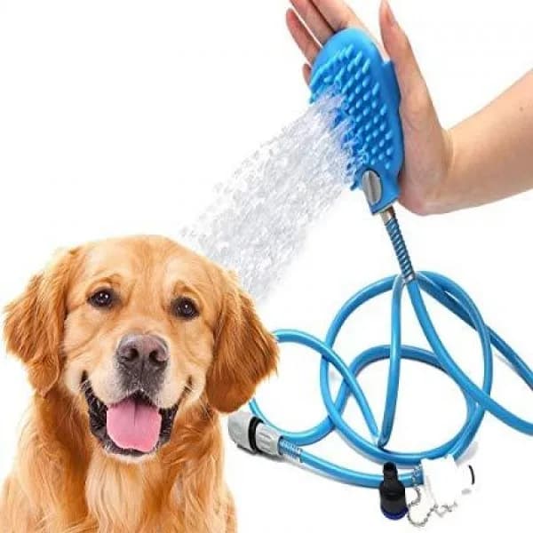 Щітка душ для купання собак Pet Bathing Tool - зображення 1