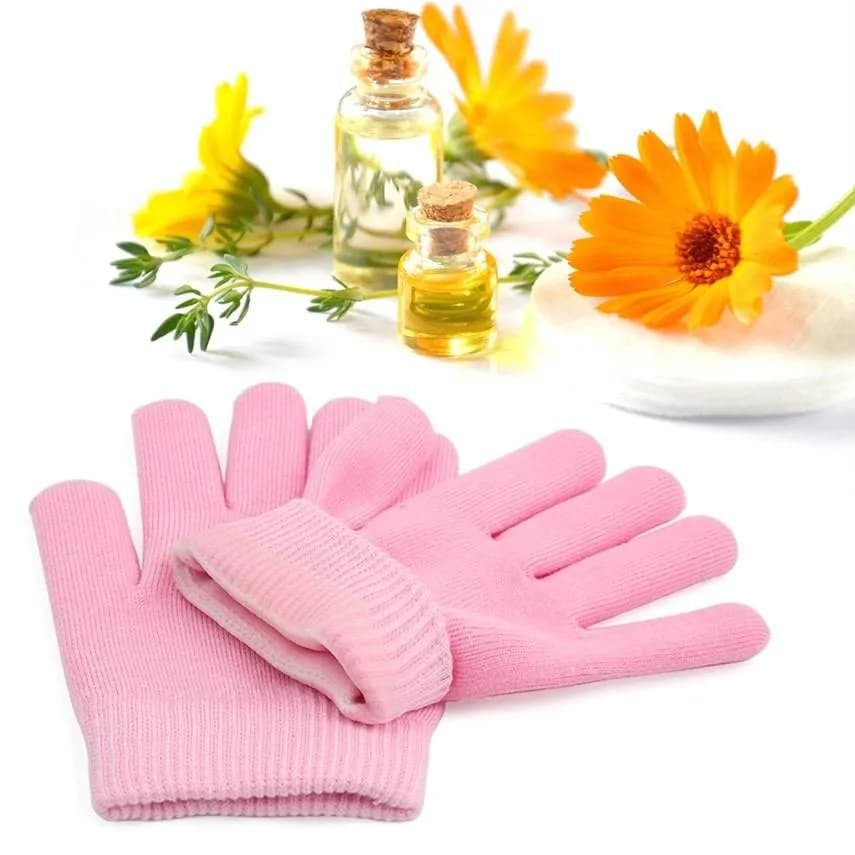 Косметичні зволожуючі SPA рукавички Spa Gel Gloves з маслом жожоба, екстрактом алое віра та вітаміном Е - зображення 1