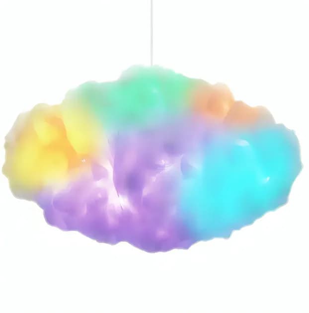 Світильник-хмара DIY Cloud Atmosphere Light • Підвісна LED лампа світильник нічник хмара з RGB підсвіткою - зображення 1
