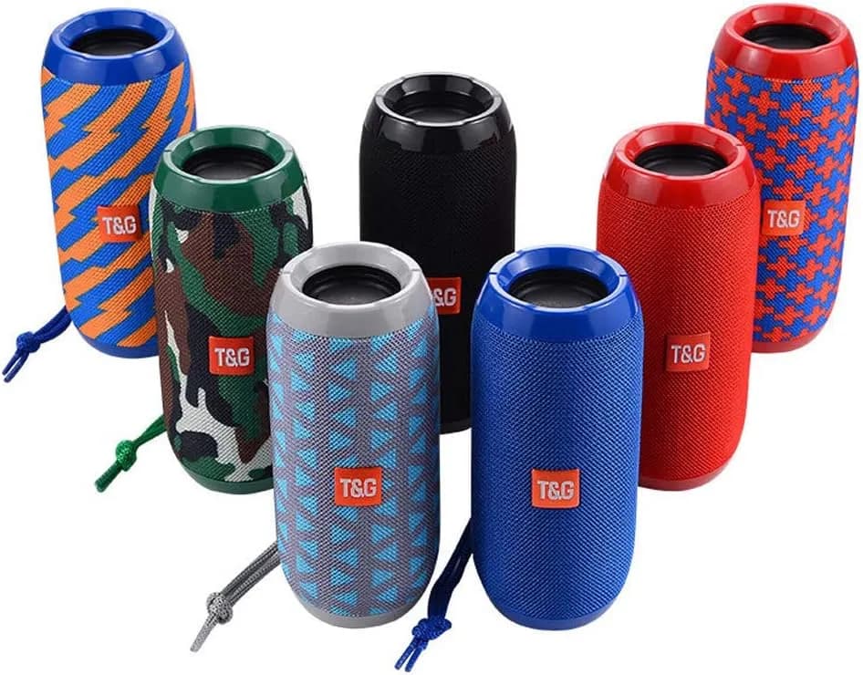 Портативна стереоколонка Bluetooth T&G TG117 для відпочинку ∙ Бездротова водостійка Bluetooth-колонка TG-117 для дому - зображення 1