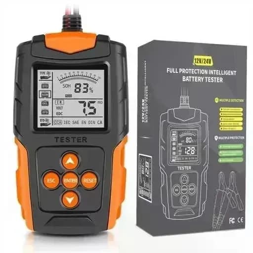 Тестер акумуляторів E-FAST TK-100 12/24 В - зображення 1